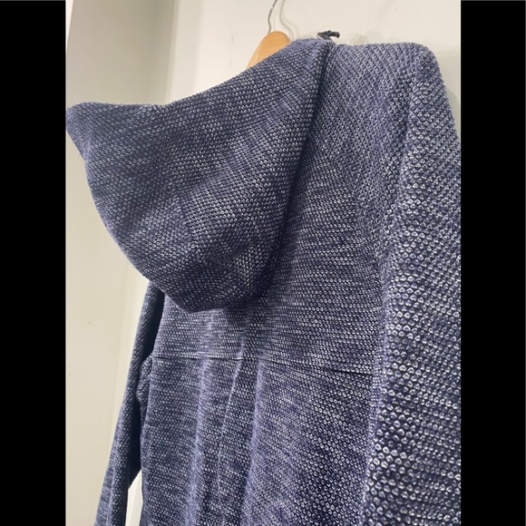 Unisex Bench Pullover 1/4 zip hoodie Lined knit size S - Picture 4 of 10